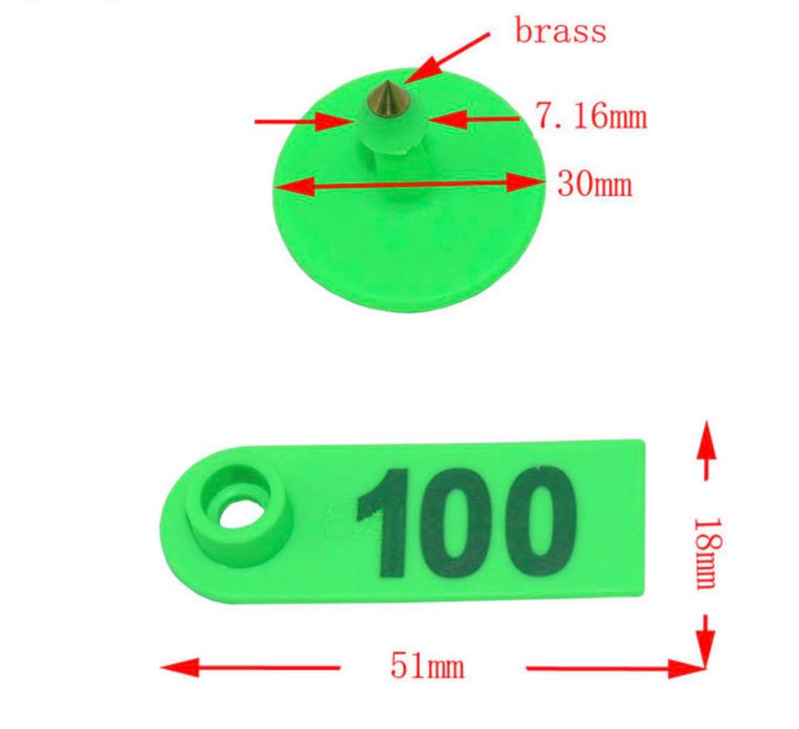 Kolczyki dla owiec ,kóz ,świń - obrazek 2