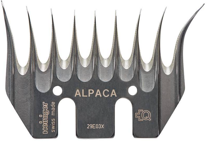 Alpaca shearing combs